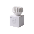 Caja con filtros de papel blancos xBloom de fondo plano, 100 unidades