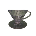 Dripper Hario V60 Transparente | Dripper Cónico de Plástico 01 / 02