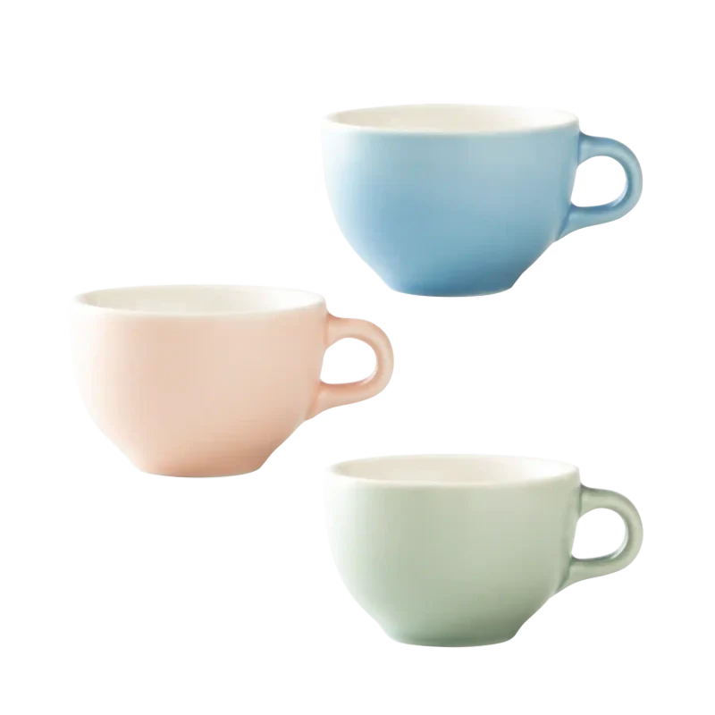 origami latte bowl latte cup verde azul rosa