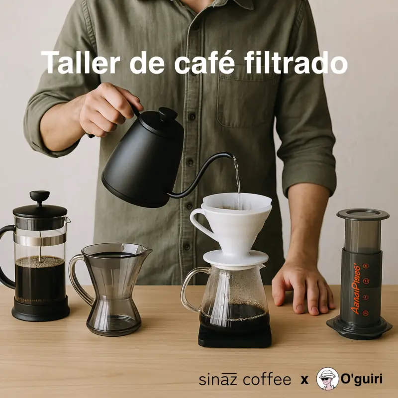 taller v60 vigo clever aeropress french press